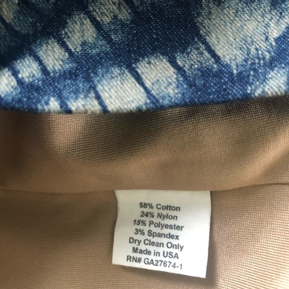 Anthropologie Eva Franco Sheath Dress Front Zip 6 - Picture 7 of 7